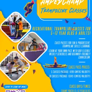 Amped Champ Trampoline Class Pass
